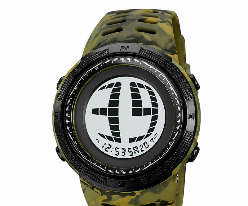 Наручные часы skmei 2076cmgnwt army green camo-white