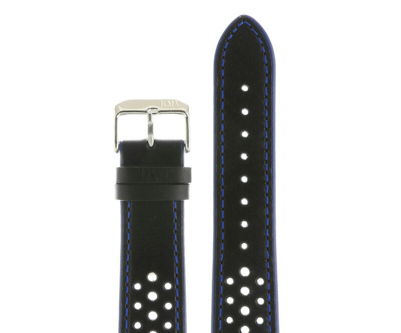 Ремешки "kmv" s-02, 22 р-р, black-blue, l