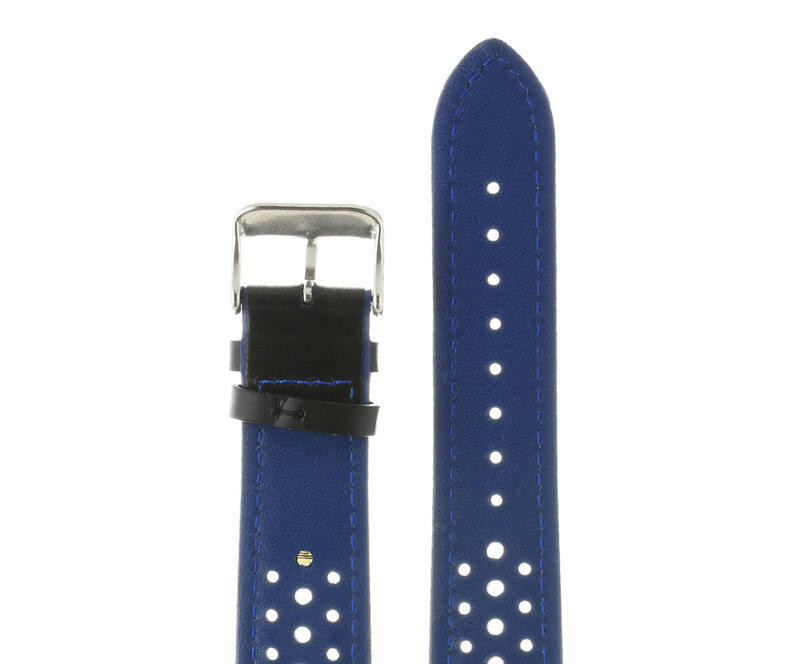 Ремешки "kmv" s-02, 22 р-р, black-blue, l