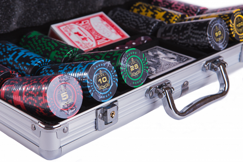 Набор для покера Lux на 300 фишек