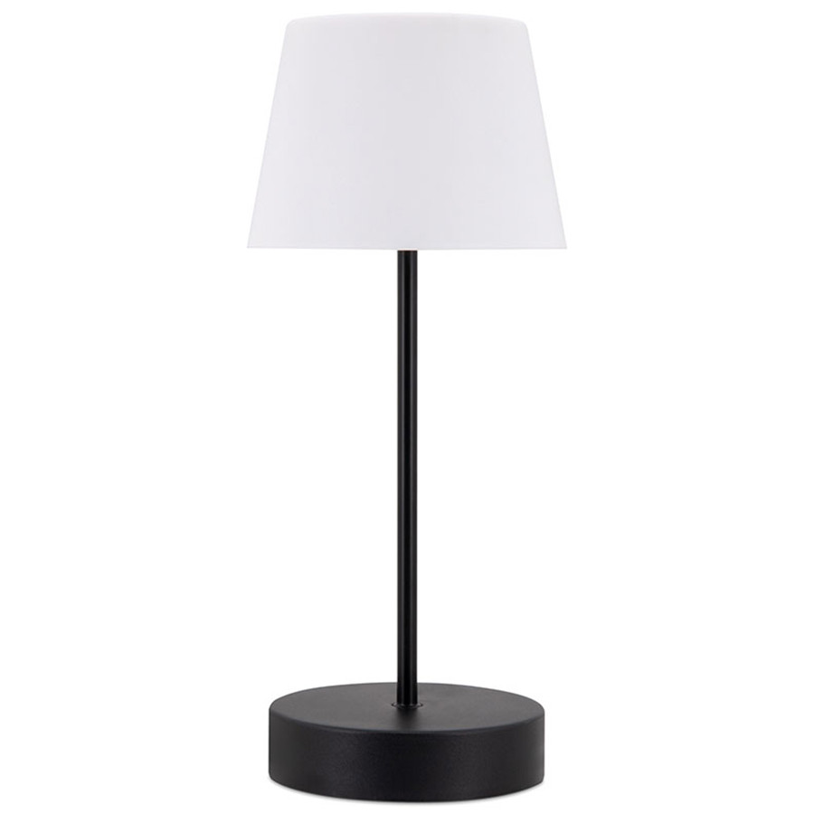 Лампа настольная oscar usb, 14,5х14,5х34 см, черная