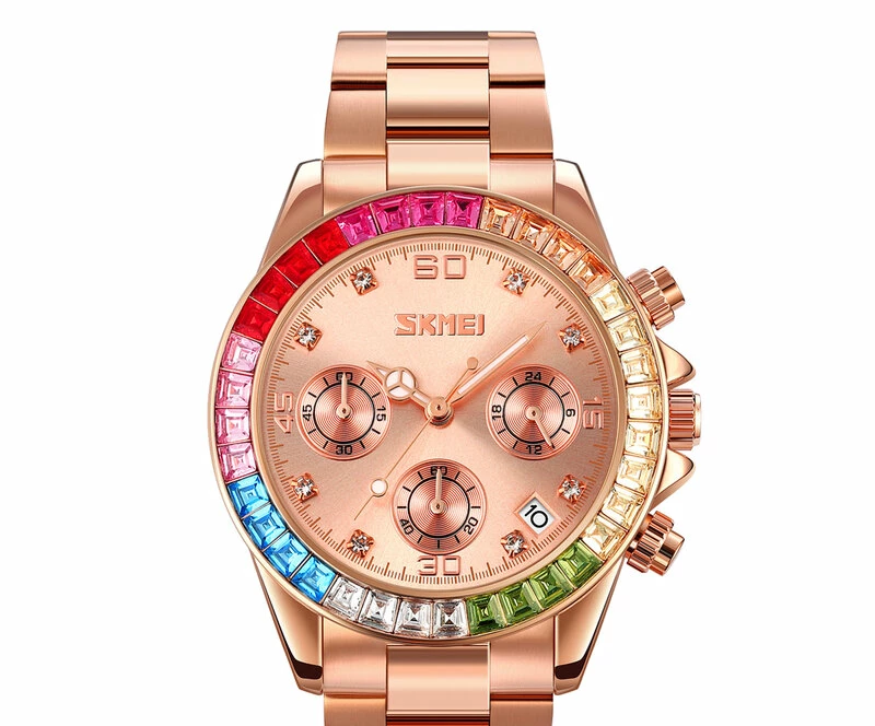 Наручные часы skmei 9367rgrg rose gold/rose gold