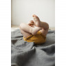 Шорты для новорожденных из хлопкового муслина горчичного цвета из коллекции essential 3-6m