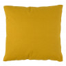Подушка декоративная из хлопка горчичного цвета с авторским принтом из коллекции freak fruit, 45х45 см