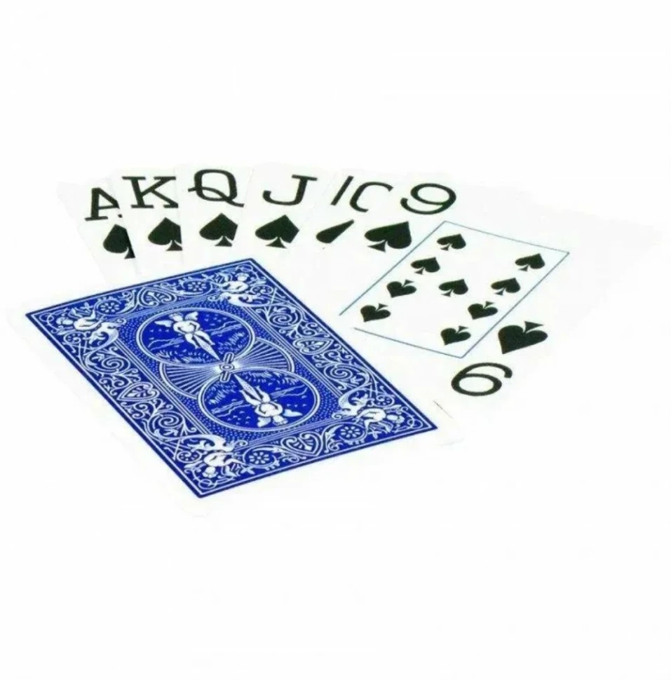 Карты "Bicycle Rider Back Bridge Size blue"