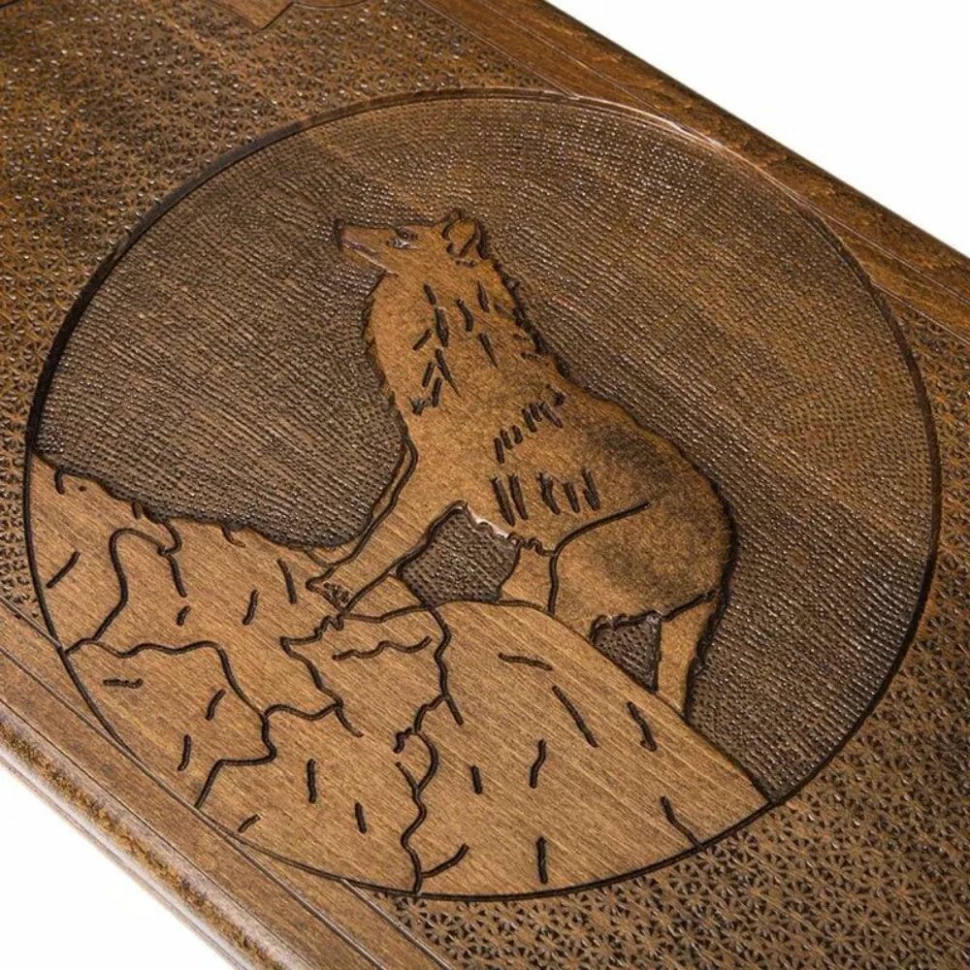 Нарды резные "Волк-2", Ustyan