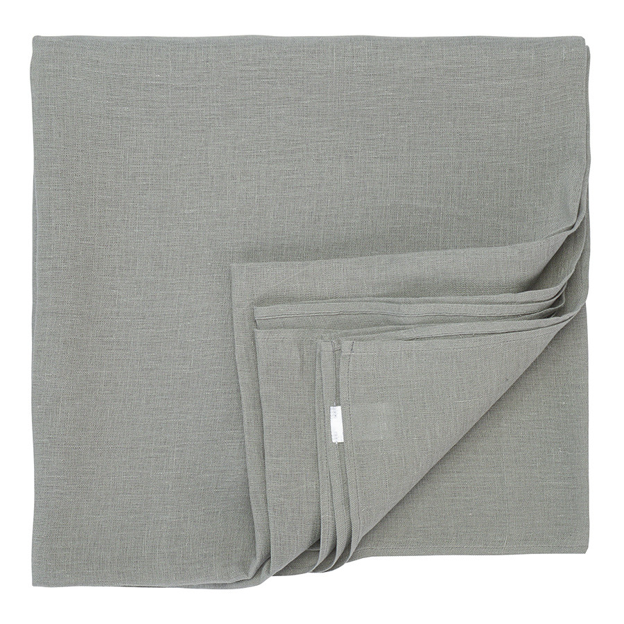 Скатерть из стираного льна серого цвета из коллекции essential, 150х250 см