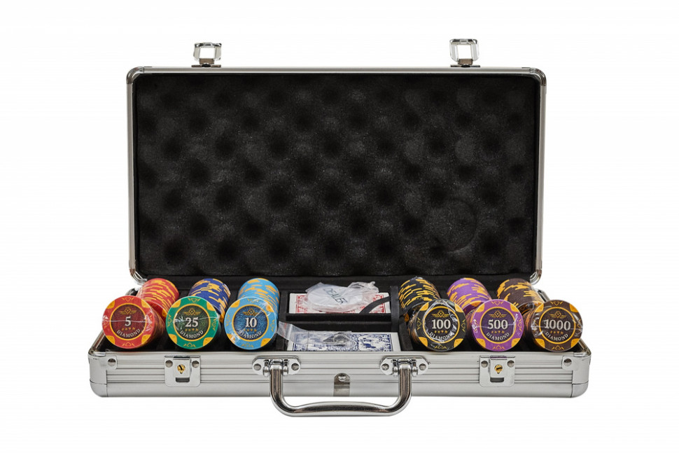 Набор для покера Diamond на 300 фишек