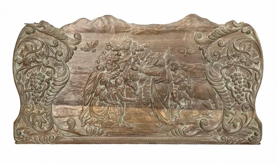 Нарды резные "Ноев Ковчег" патина, Ustyan