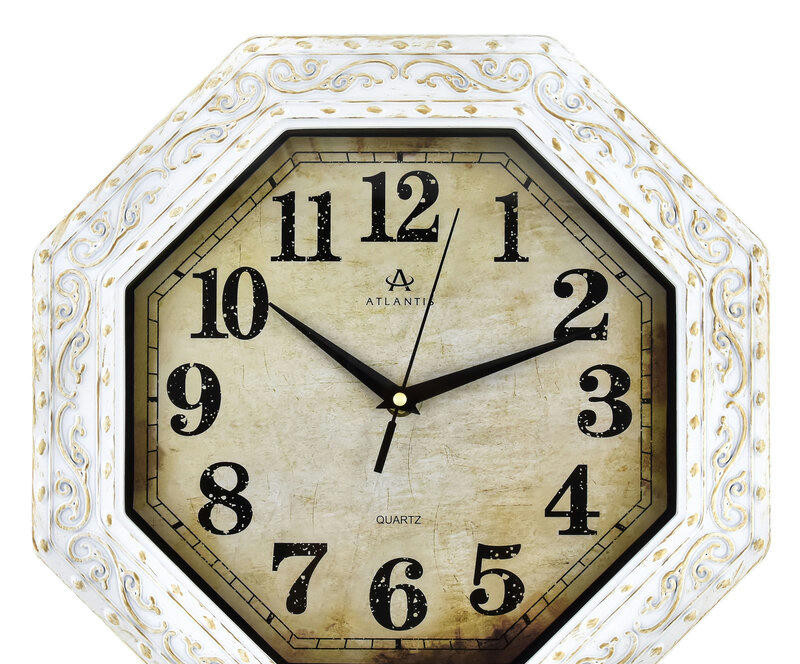 Настенные часы atlantis tld-35006С white