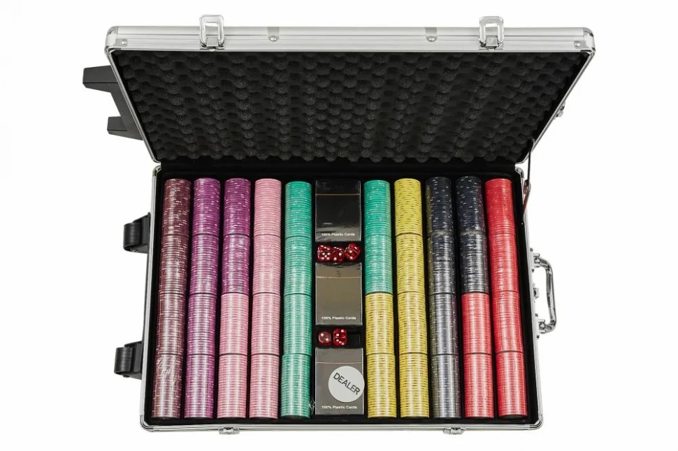 Набор для покера Valentino Poker Room Ceramic на 1000 фишек