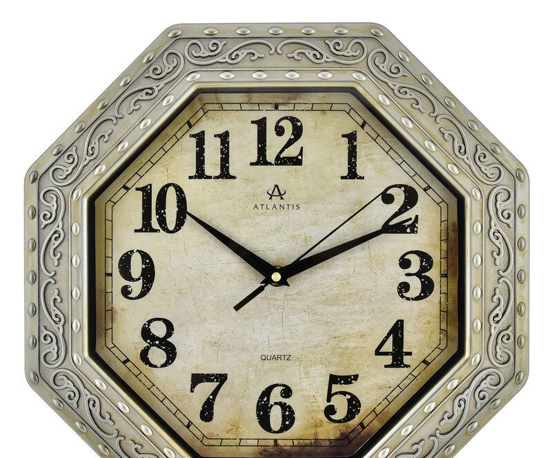Настенные часы atlantis tld-35006С gold