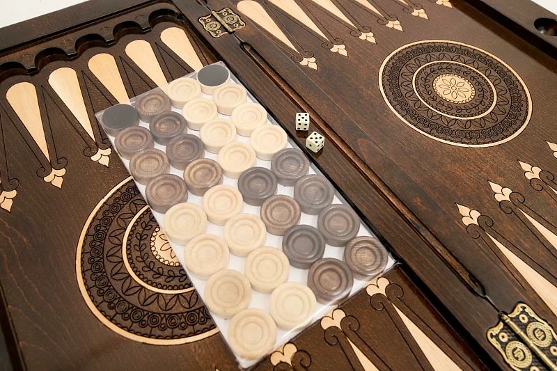 Нарды резные "Летящий Орел 1", Simonyan