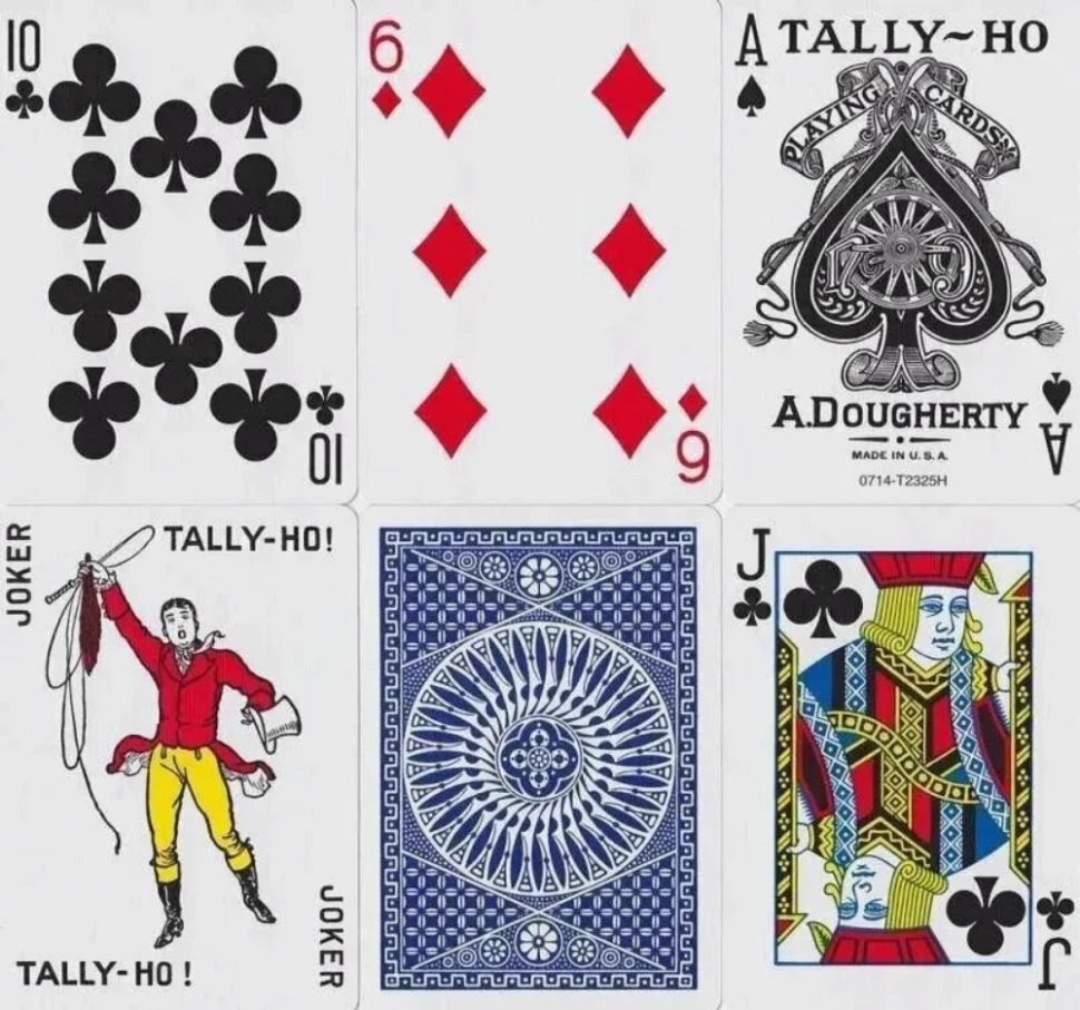 Карты "Tally-Ho Standard Index blue Circle "