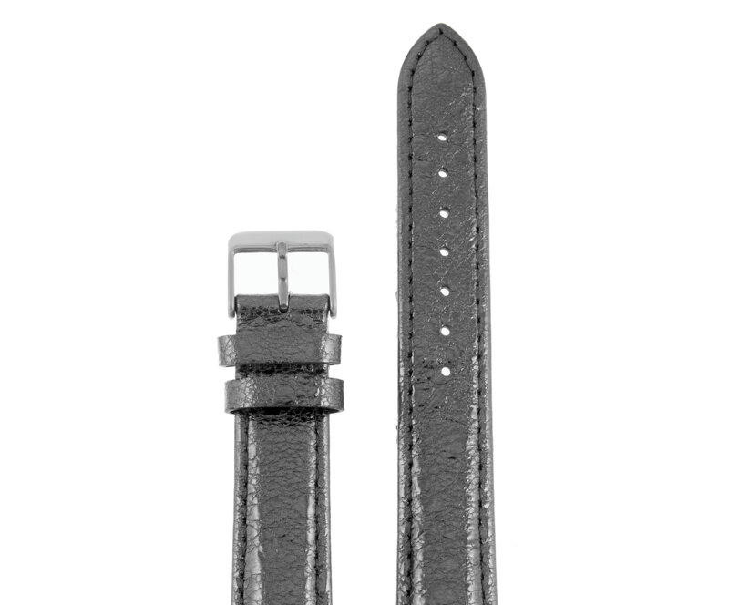 Ремешки maknamara 18 мм т.сереб Дождь сер заст МР-18112