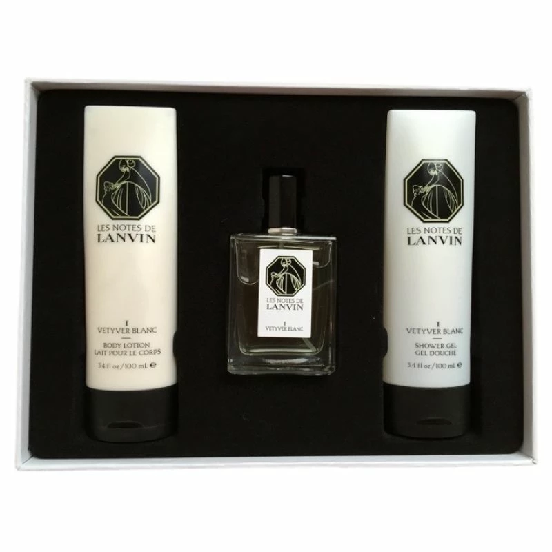 LANVIN VETYVER BLANC туалетная вода 50ml + 100ml b/l + 100ml sh/g