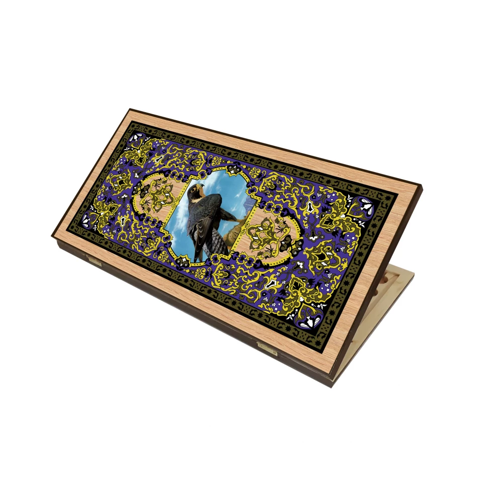 Нарды + Шашки Сирия Сокол малые (Россия, дерево, 40 см), Partida