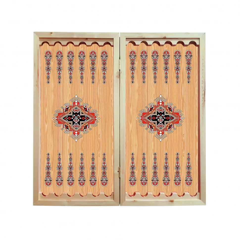 Нарды + Шашки Сирия Сокол малые (Россия, дерево, 40 см), Partida