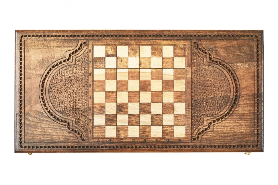 Нарды резные "Армянский узор 2", Mkhitaryan