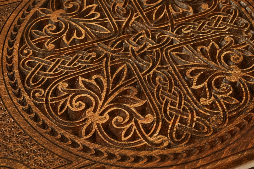 Нарды резные "Армянский узор 2", Mkhitaryan