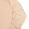 Простыня на резинке из сатина бежево-розового цвета из коллекции essential, 180х200 см