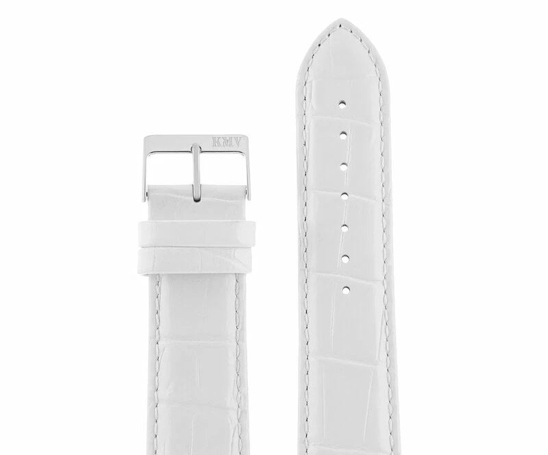 Ремешки "kmv" s-11, 24 р-р, бел, толщина 3,8, l
