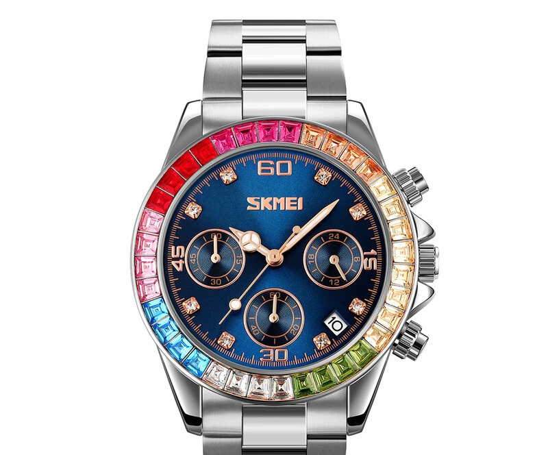 Наручные часы skmei 9367sibu silver/blue