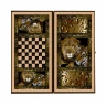 Нарды + Шашки Сирия Львы малые (Россия, дерево, 40 см), Partida