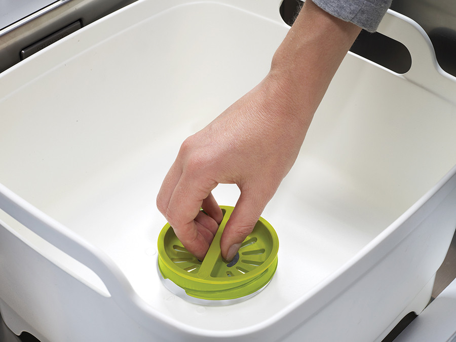 Контейнер для мытья посуды wash&drain™, белый