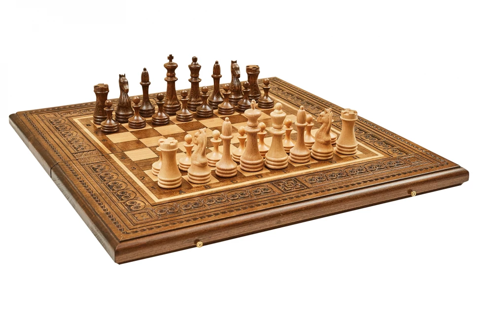 Шахматы + нарды резные "Наира" 50, Mkhitaryan