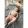 Шорты для новорожденных из хлопкового муслина цвета пыльной розы из коллекции essential 9-12m