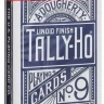 Карты "Tally-Ho Standard Index blue Fan"