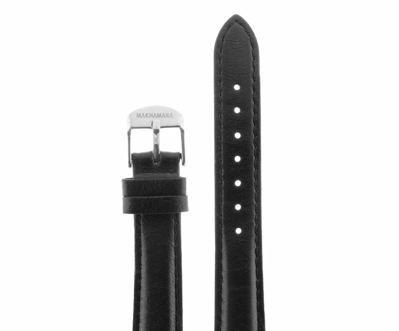 Ремешки maknamara 16 мм чер матов сер заст mp-16016