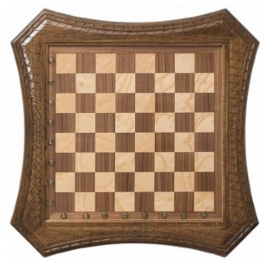 Шахматы резные восьмиугольные в ларце 50, Haleyan