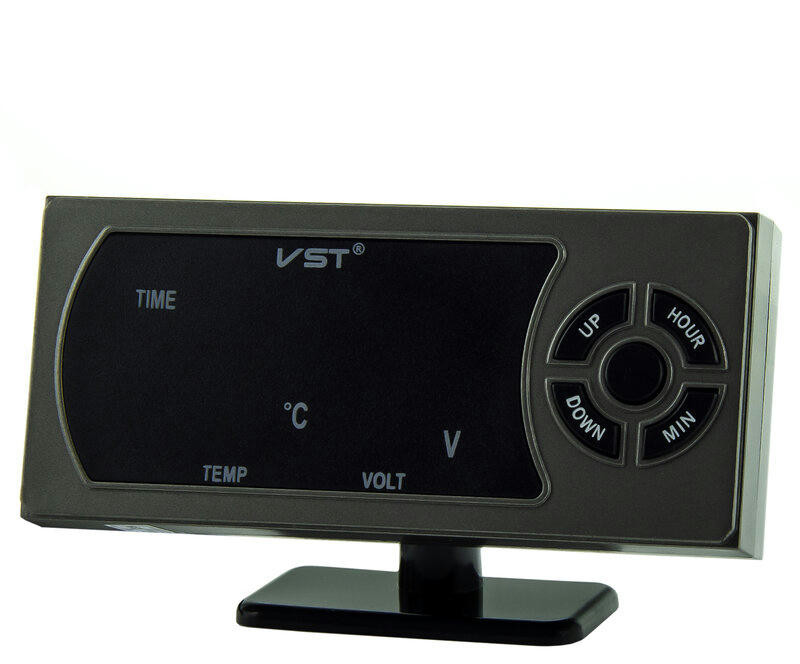 VST815 (темпер будильник дата) часы авто