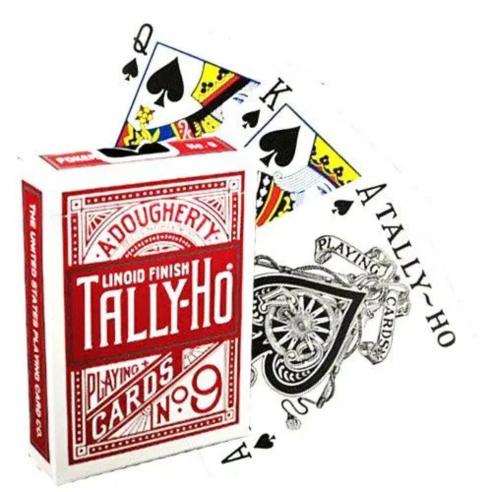 Карты "Tally-Ho Standard Index red Fan"