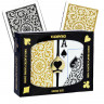 Карты "Copag Poker Size Jumbo 1546 Double Deck (Black, Gold)"