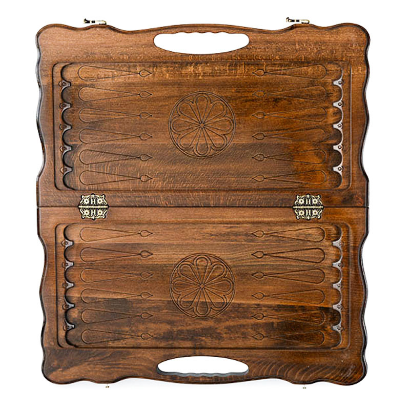 Нарды резные "Рыбак" 50, Haleyan