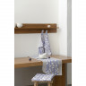 Подушка на стул из хлопка с принтом Полярный цветок из коллекции scandinavian touch, 40х40 см