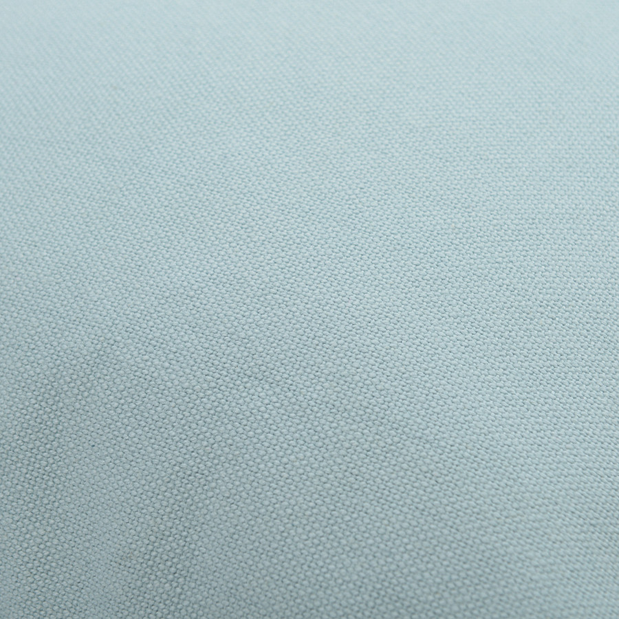 Чехол на подушку из фактурного хлопка голубого цвета с контрастным кантом из коллекции essential, 45х45 см