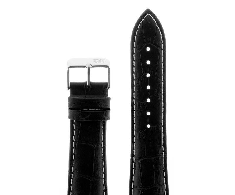 Ремешки "kmv" s-29, 24 р-р, чер. с бел. ст, xl