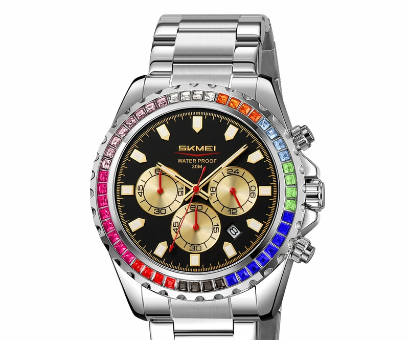 Наручные часы skmei 9356sibk silver/black