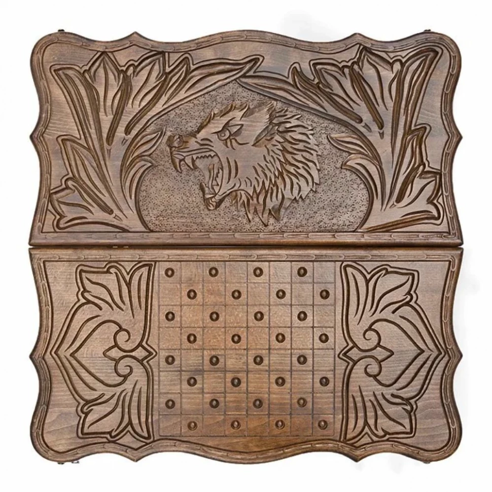 Нарды резные "Волк", Petrosyan