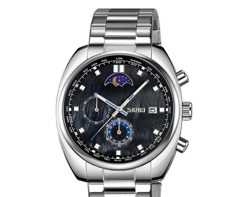 Наручные часы skmei 9325sibk silver/black