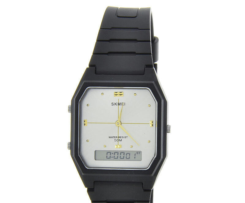 Наручные часы skmei 1604bksi black/silver