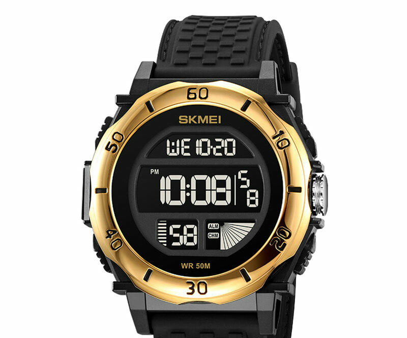 Наручные часы skmei 2099bkgd black/gold