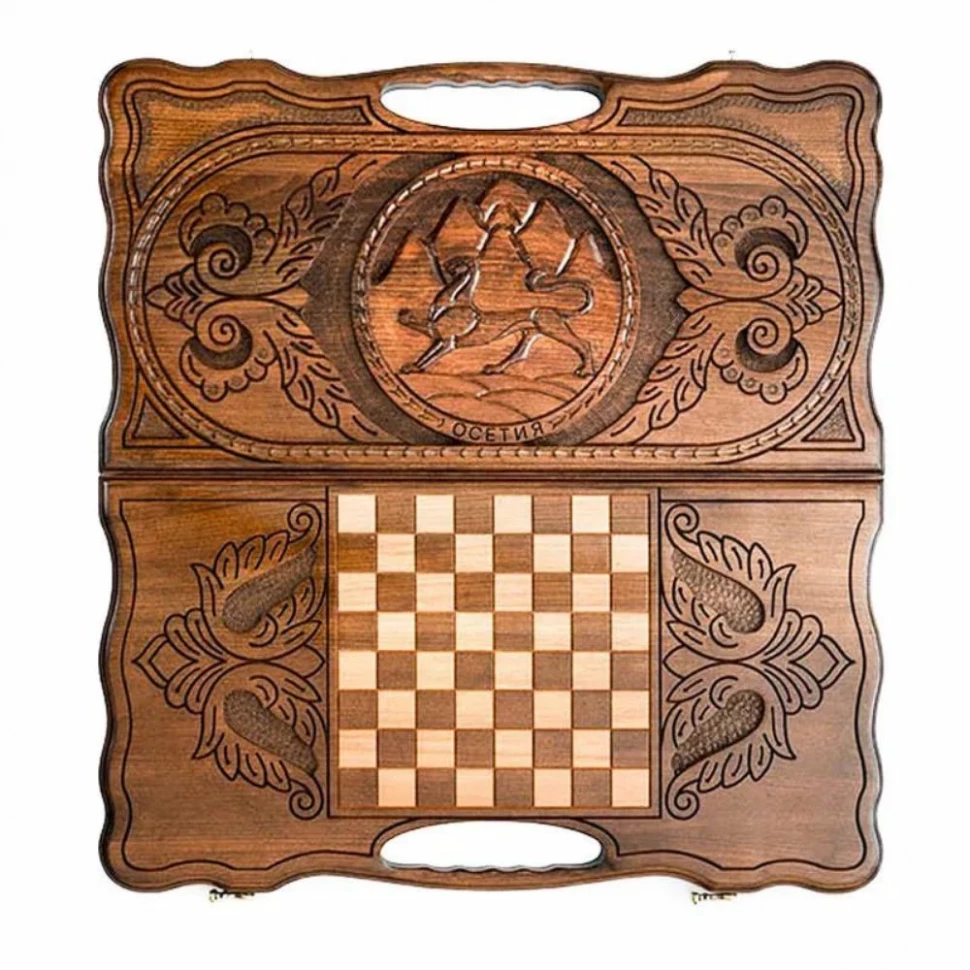 Нарды резные "Герб Осетии", Rasulov