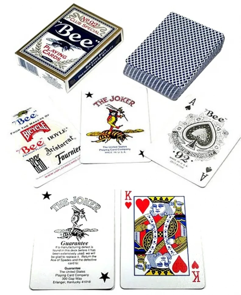 Карты "Bee Standard Index Blue"