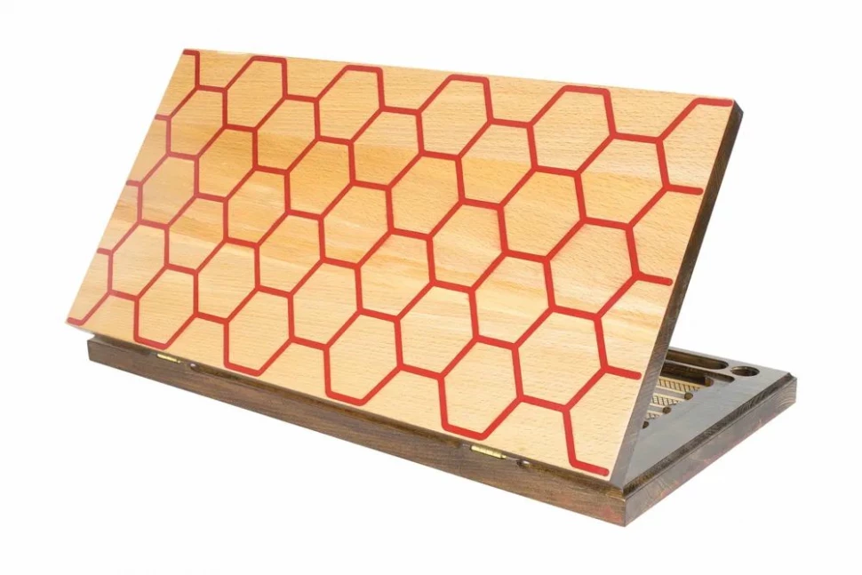 Нарды резные "Гексагон 3" 60, Mkhitaryan