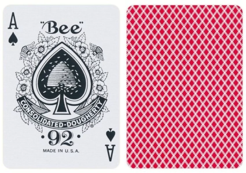 Карты "Bee Standard Index Red"